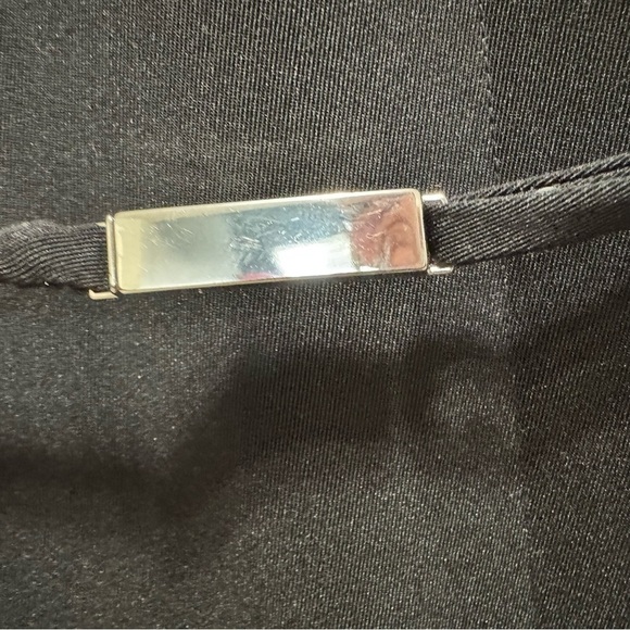 Apropos Black Belted Trench Coat Size Medium - Picture 4 of 15